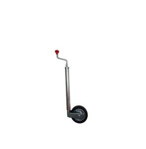 Jockey Wheel Assembly 42mm Smooth Shaft No Bracket