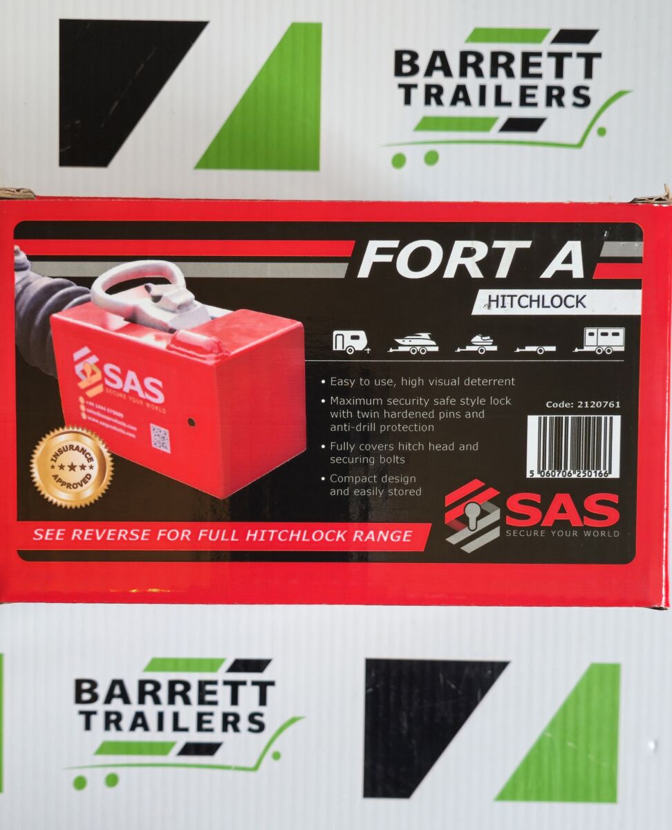 SAS FORT A HITCH LOCK FOR TRAILER / CARAVAN Avonride Ifor Williams Couplings