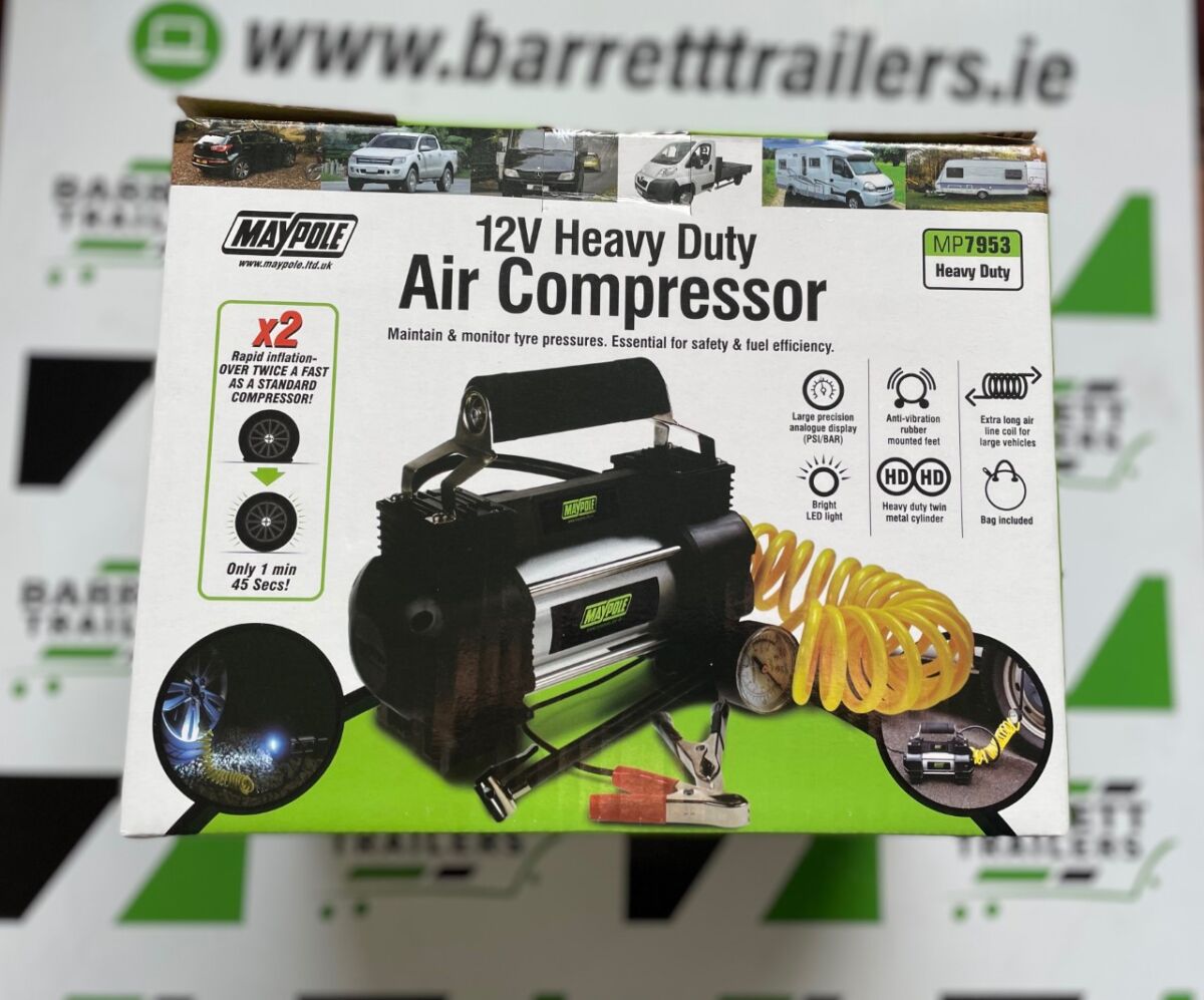 MP7953 12V Heavy Duty Analogue Compressor With LED, Trailer