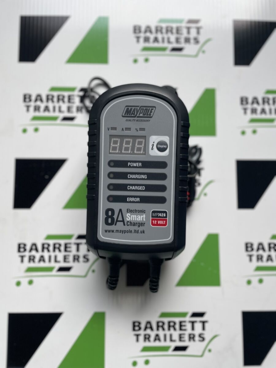 MP7428 8A 12V Electronic Smart Charger, Trailer Car Van Campervan