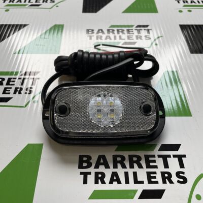 MP8172B Perei 12/24V Clear LED Front Marker Lamp F709 Trailer