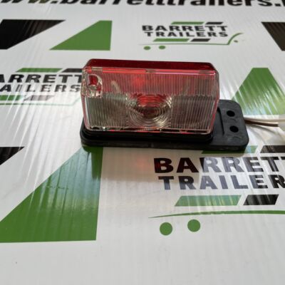 MP8191B Radex Red/White Side Bulb Marker Lamp (925/1L-6) Trailer