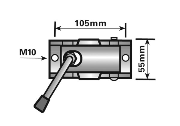 34mm Standard Duty Split Clamp - Image 2