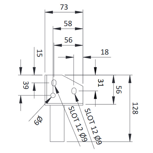 Genuine OEM Ifor Williams Front Ramp Hinge Pin Assembly Pair - Image 2