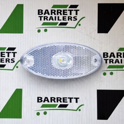 WAS 12-24V Slim Line Oval LED Front Marker Lamp