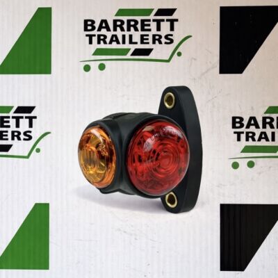 10-30V LED Red/White/Amber Rubber Side Marker Lamp