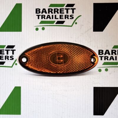 Aspock 12V Side Amber Flatpoint 2 LED Marker Lamp