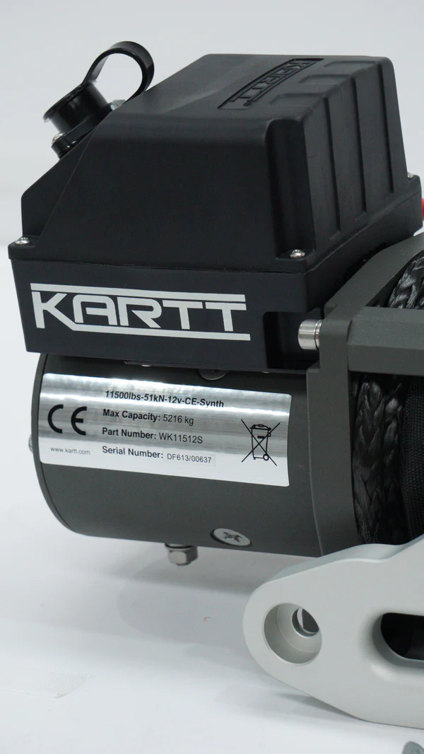 11500 lbs 12v Electric Winch Synthetic Rope - Image 3